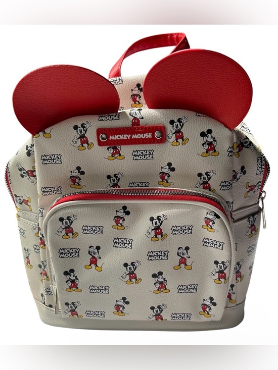 Disney Handbags - Disney Mickey Mouse Kidscore AOP Mini Backpack Buttery Leather Graphic New!